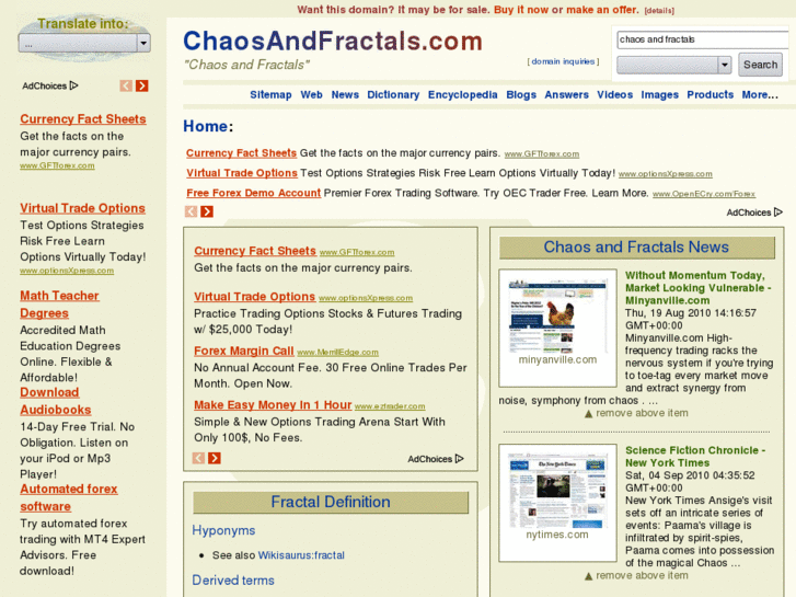 www.chaosandfractals.com