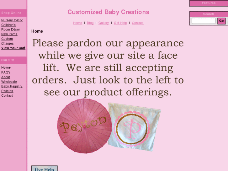 www.customizedbabycreations.com