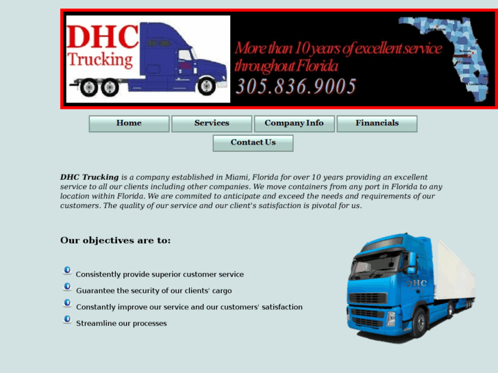 www.dhctrucking.com