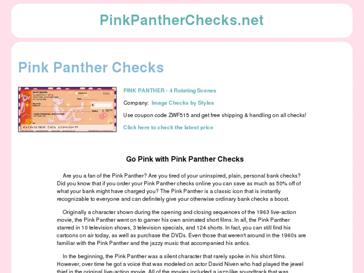 www.pinkpantherchecks.net