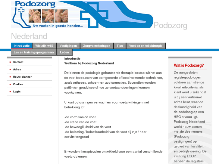 www.podozorg.nl