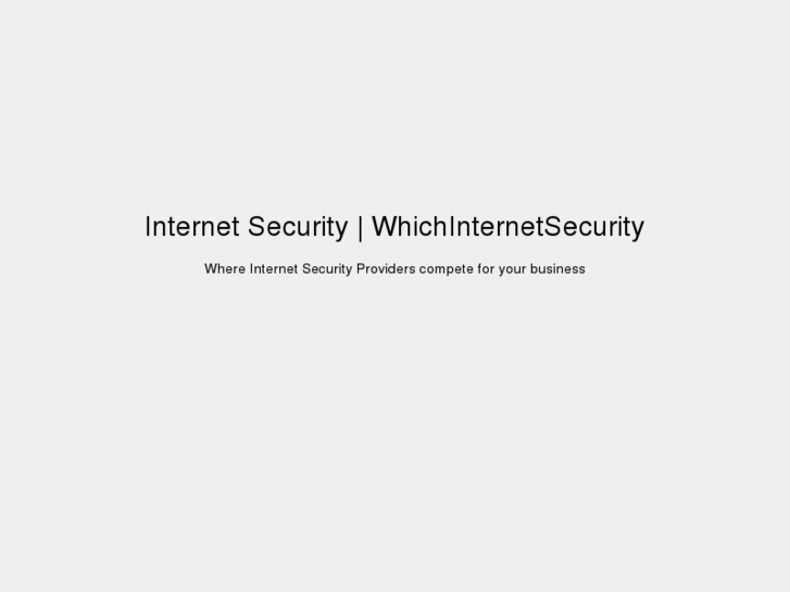 www.whichinternetsecurity.com