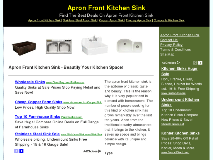 www.apronfrontkitchensink.net