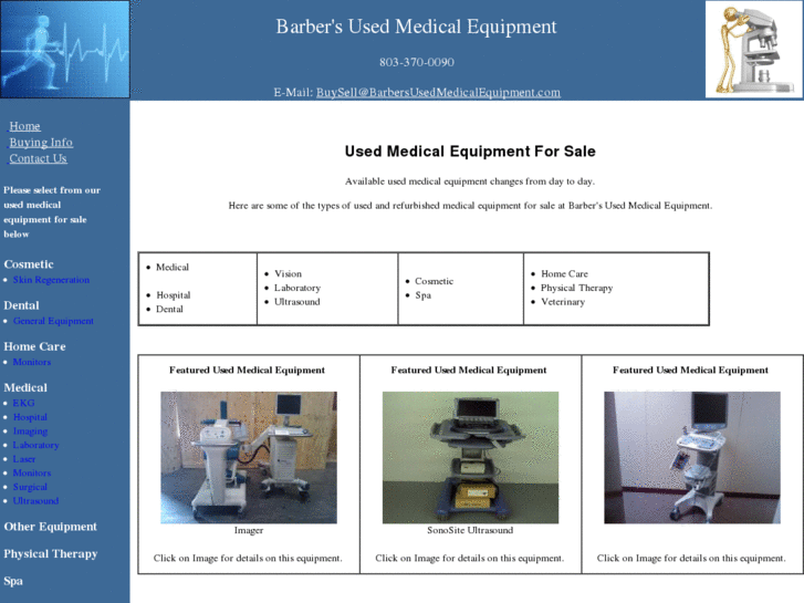 www.barbersusedmedicalequipment.com