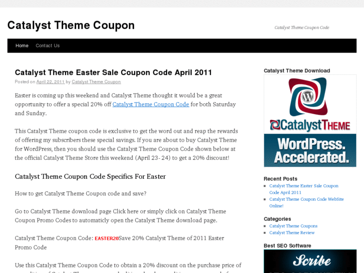 www.catalystthemecouponcode.com