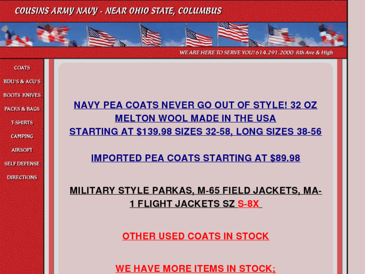 www.cousinsarmynavy.com