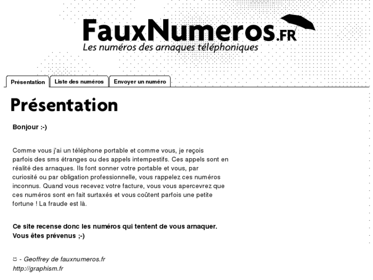 www.fauxnumeros.fr