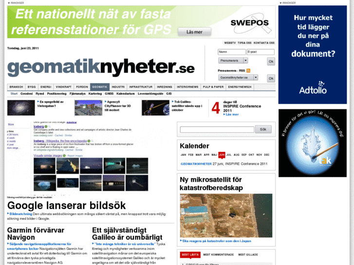 www.geomatiknyheter.se