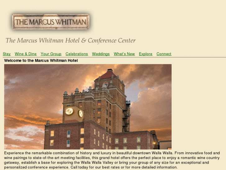 www.marcuswhitmanhotel.com