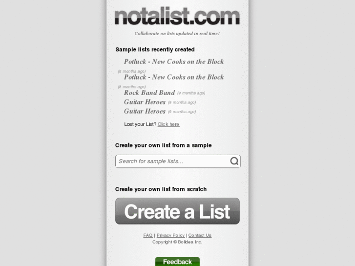 www.notalist.com