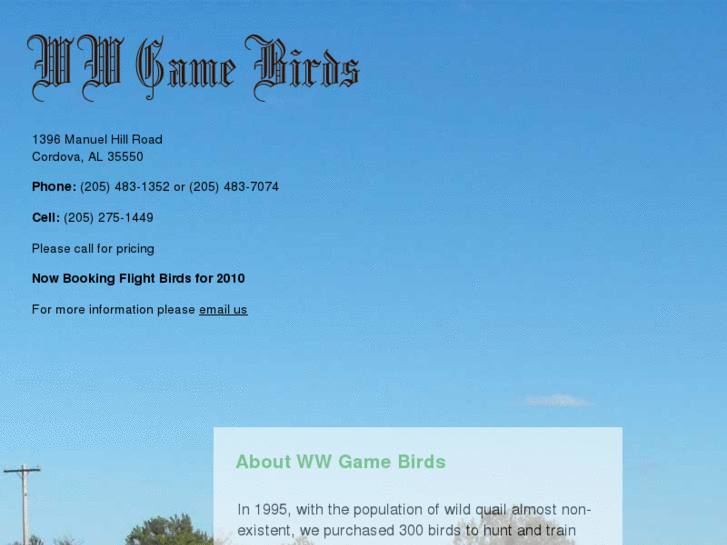 www.wwgamebirds.com