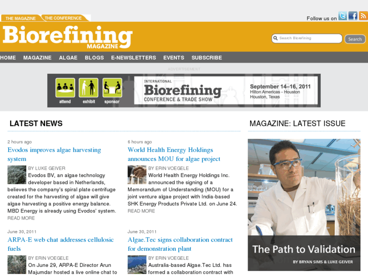 www.biorefiningmagazine.com