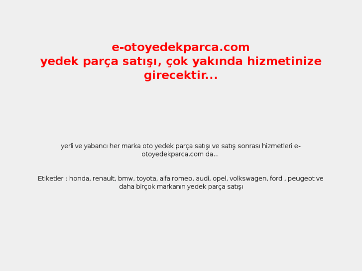 www.e-otoyedekparca.com