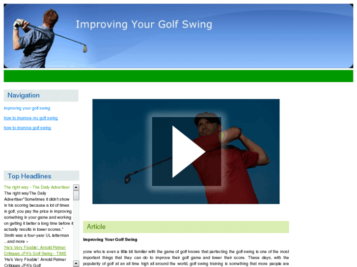 www.improvingyourgolfswing.org