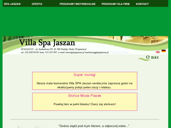 www.spajaszan.pl