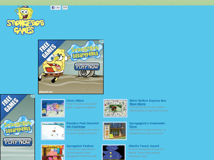 www.spongebobgamesland.com