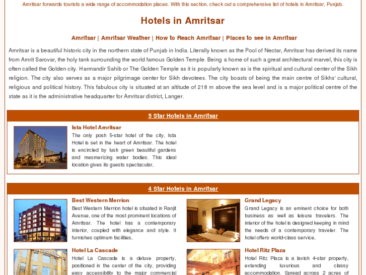 www.theamritsarhotels.com