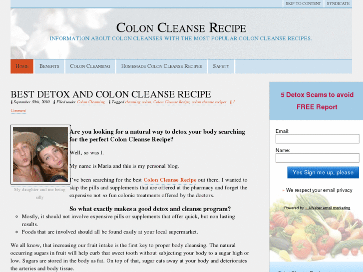 www.coloncleanserecipe.org