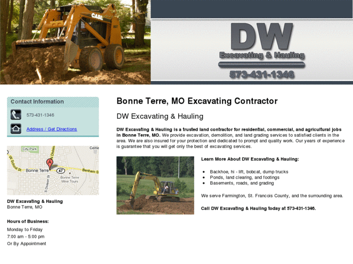 www.dwexcavatingandhauling.com