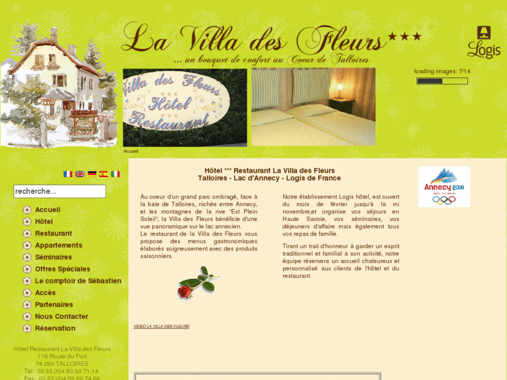 www.hotel-lavilladesfleurs74.com