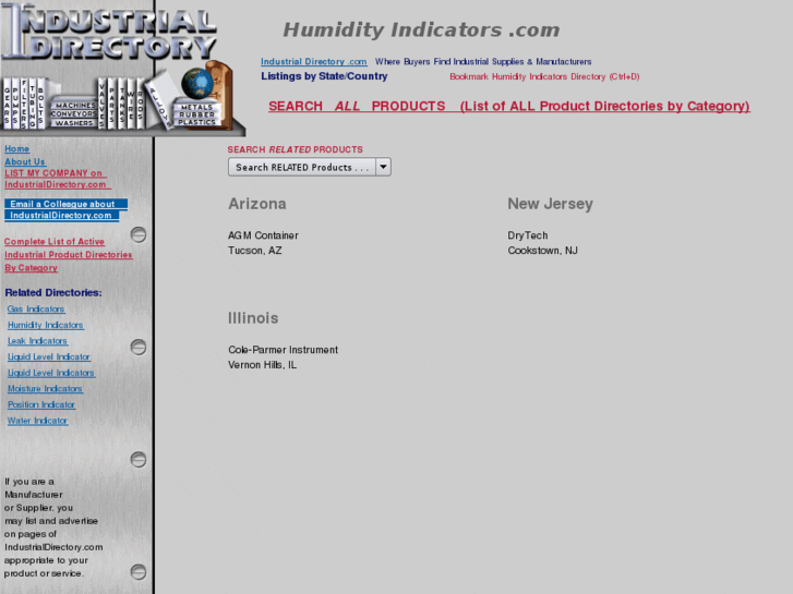www.humidityindicators.com