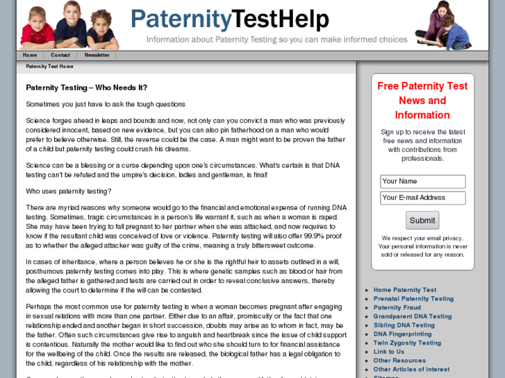 www.paternitytesthelp.org