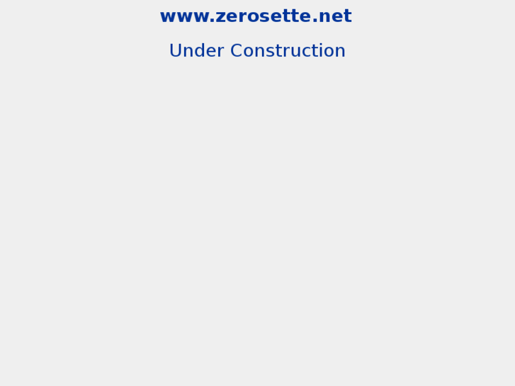 www.zerosette.net