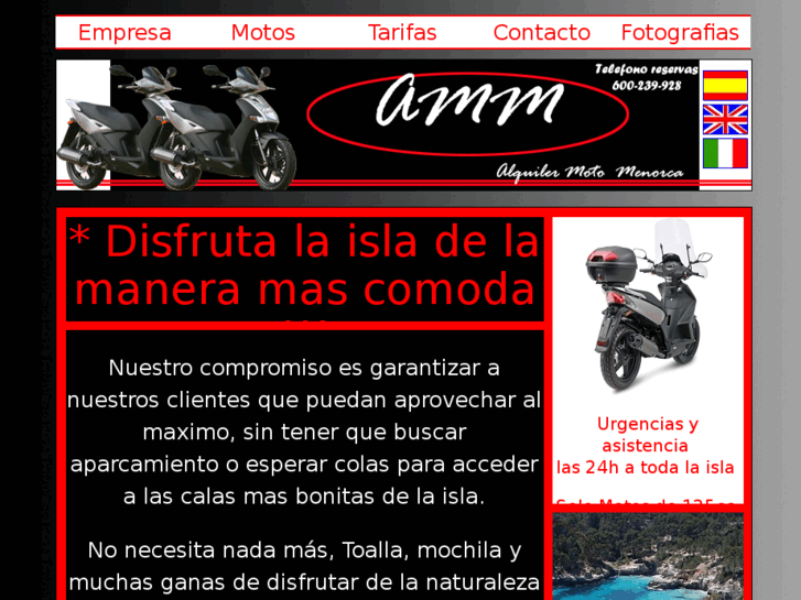 www.alquilermotomenorca.com