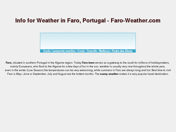 www.faro-weather.com