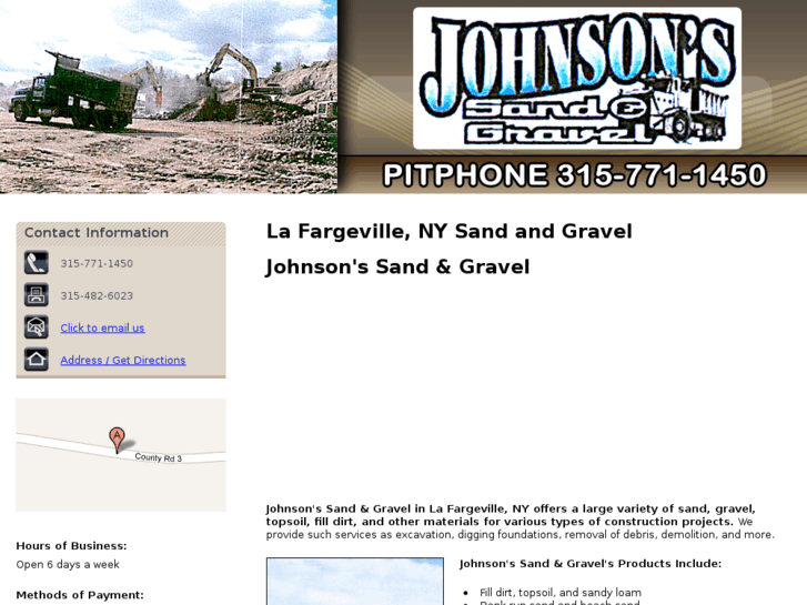 www.johnsonssandandgravel.com