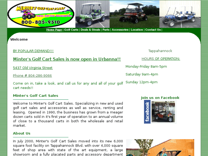 www.mintersgolfcartsales.com