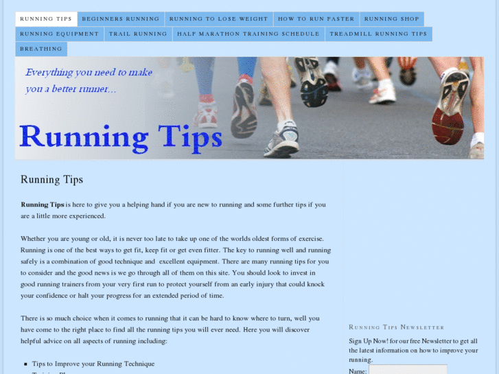 www.runningtips.co.uk