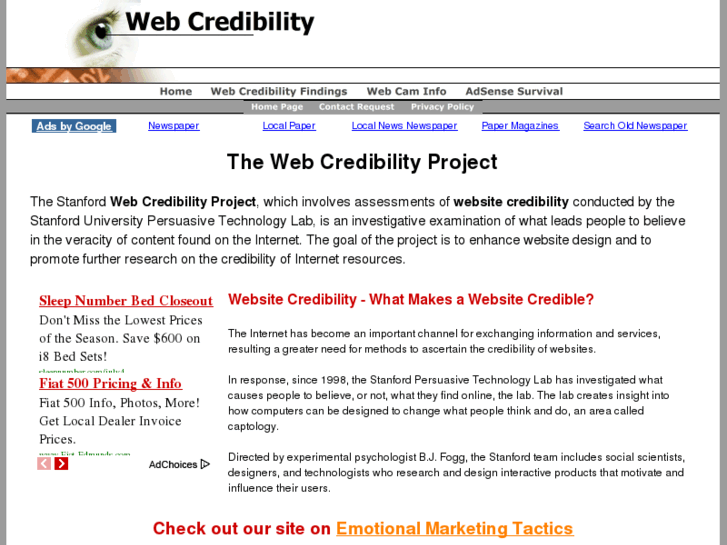 www.webcredibility.ca