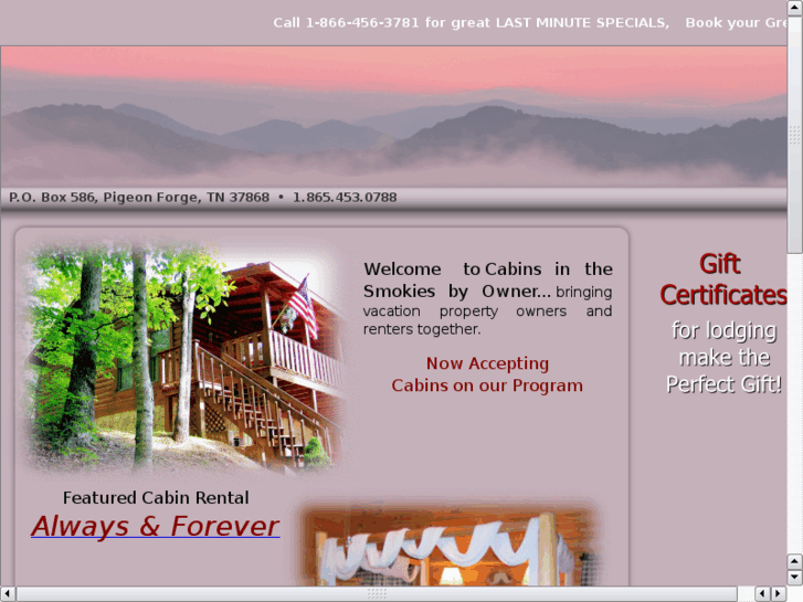 www.cabinrentalspigeonforgetennessee.com