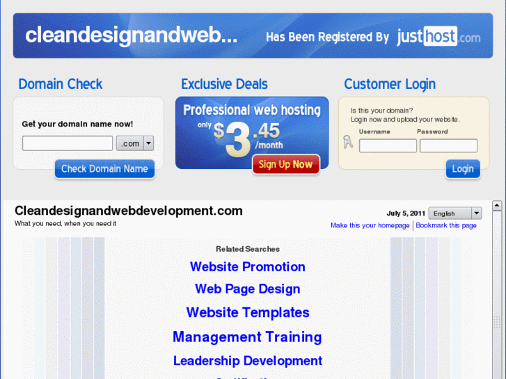 www.cleandesignandwebdevelopment.com