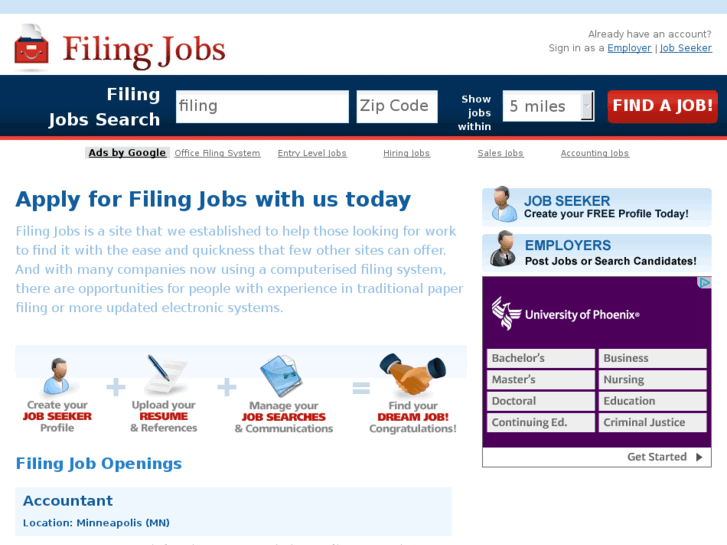 www.filingjobs.net