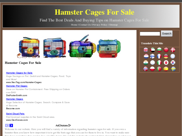 www.hamstercagesforsale.com