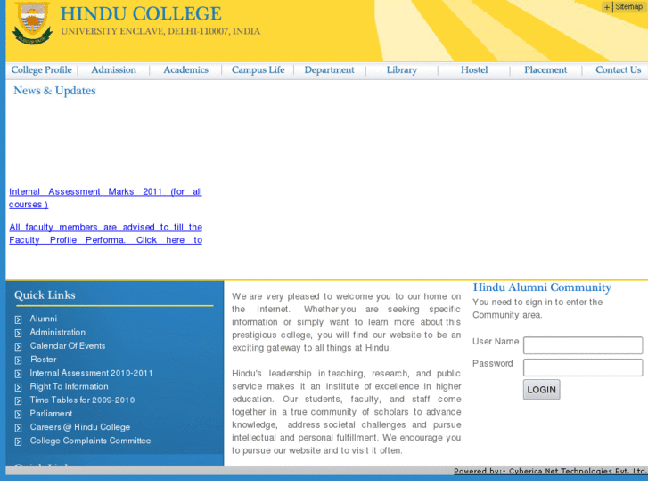 www.hinducollege.org