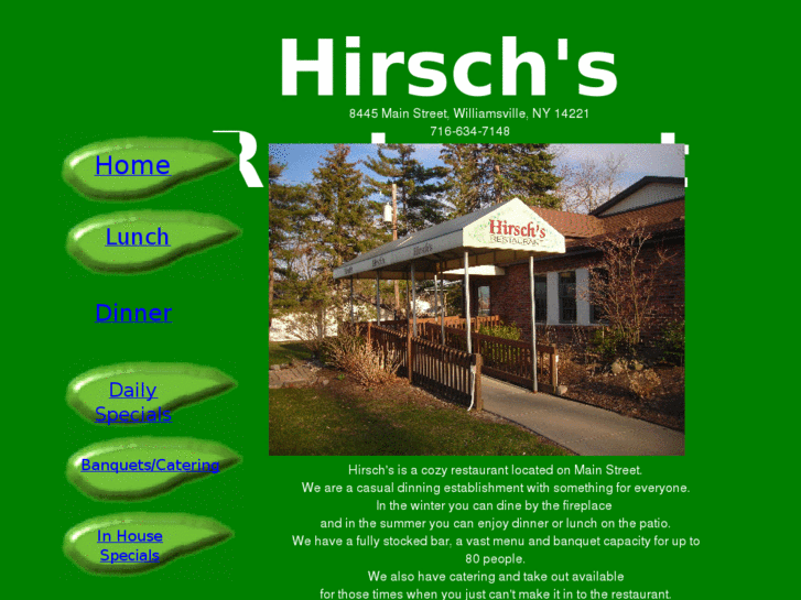 www.hirschsrestaurant.com