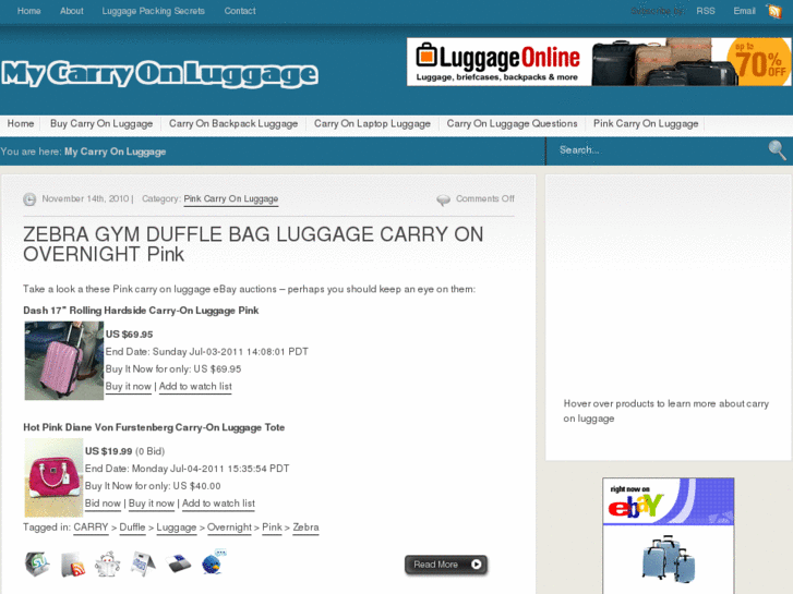 www.mycarryonluggage.com