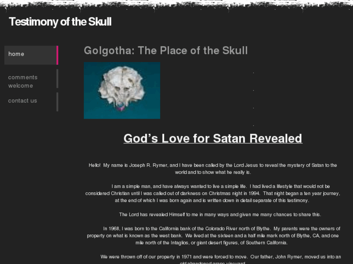 www.testimonyoftheskull.com