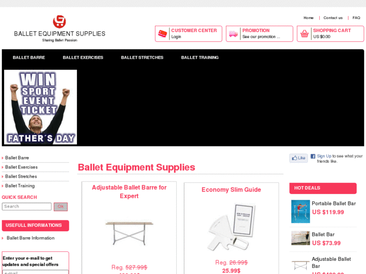 www.balletequipmentsupplies.com