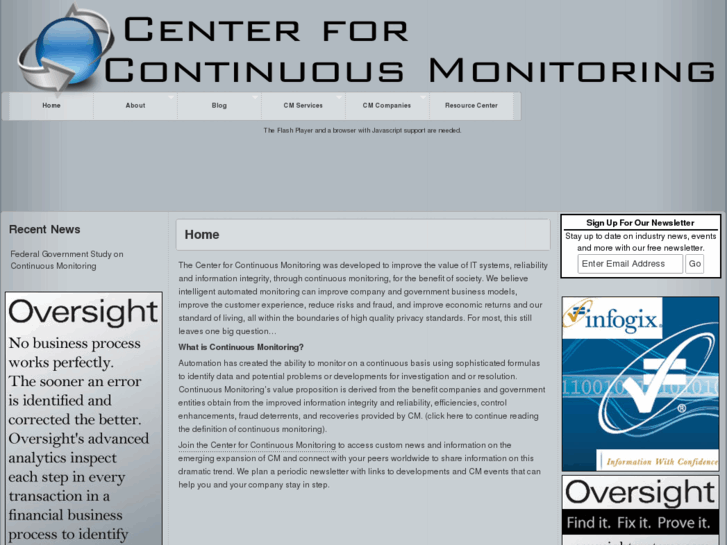 www.centerforcontinuousmonitoring.info