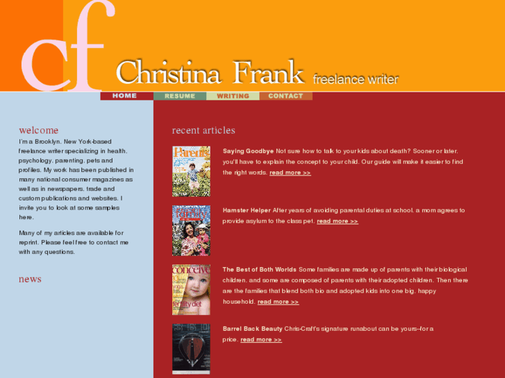 www.christinafrank.com