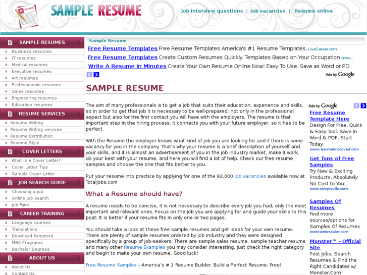 www.freeresumesamples.org
