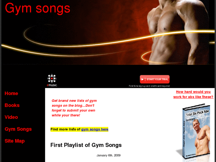 www.gymsongs.com