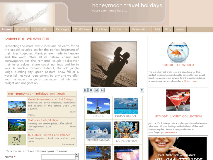 www.honeymoontravelholidays.com