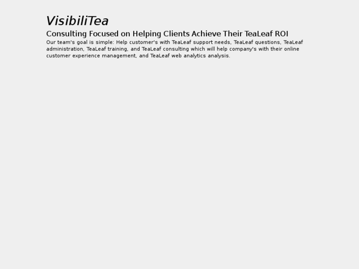 www.visibilitea.com