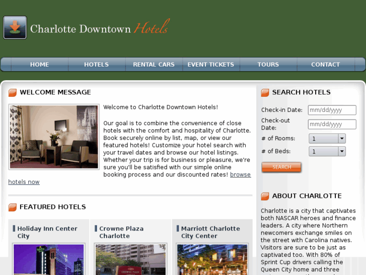 www.charlottedowntownhotels.com