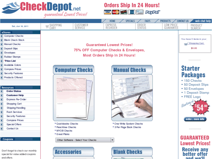www.checkdepot.net